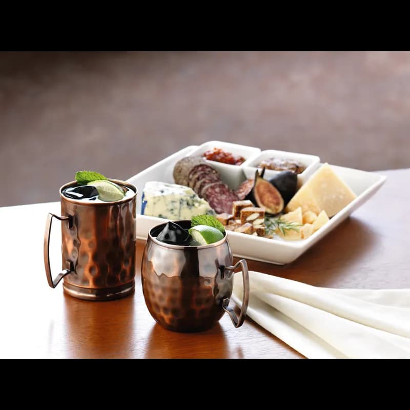 Mug 14 FLOZ Copper Hammered Texture 12/Case