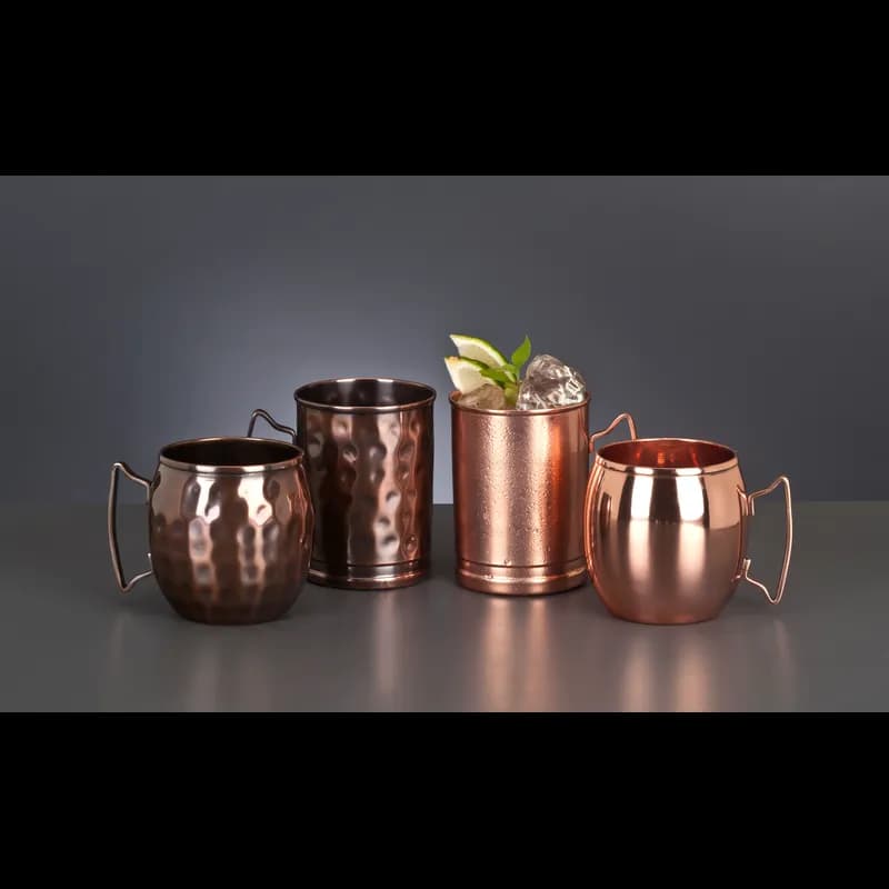 Mug 14 FLOZ Copper Hammered Texture 12/Case