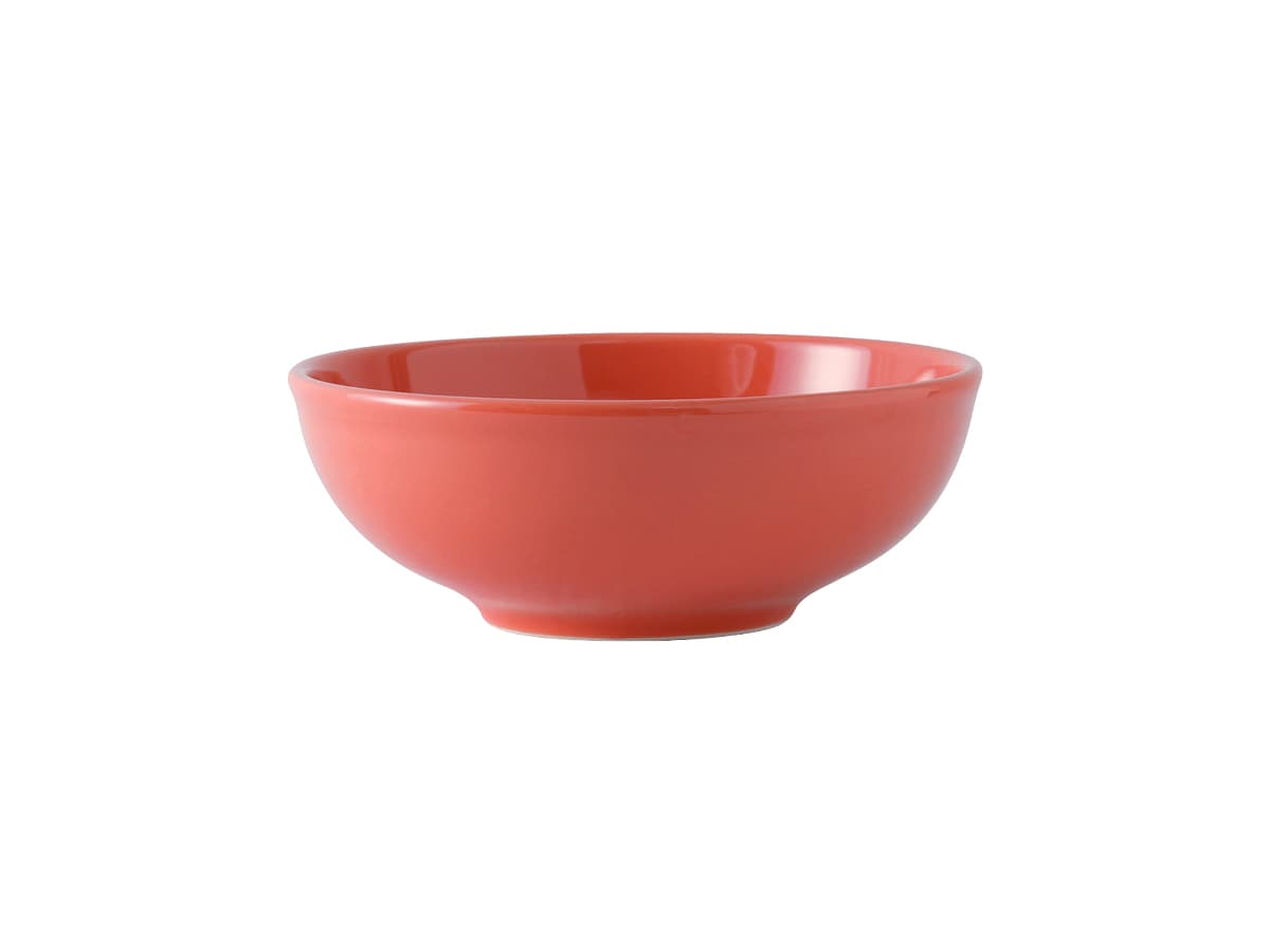 Menudo & Salad Bowl 35 OZ China Cinnebar Round Mirror Finish Fully Vitrified Dual Ovenable Dishwasher Safe 12/Case