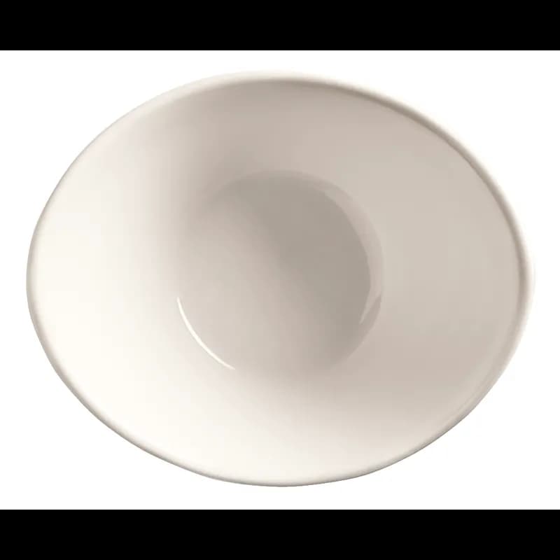 Porcelana Infinity Bowl 13 OZ Porcelain White Oval Tall 24/Case