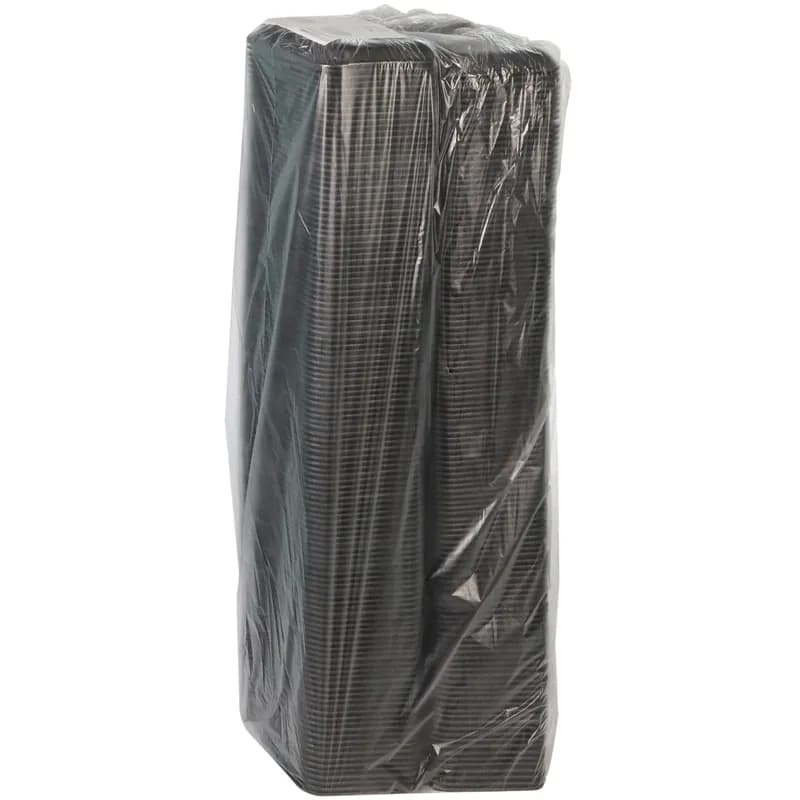 2 Supermarket Tray 8.2X5.7X0.91 IN Polystyrene Foam Black Rectangle 500/Case