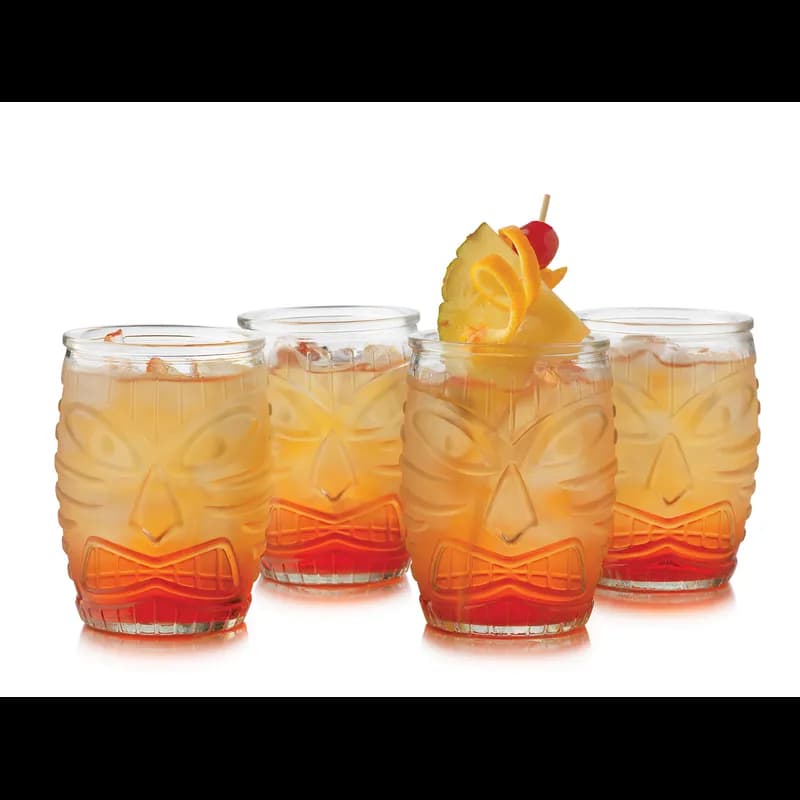 Beverage Glass 16 FLOZ Glass Clear Specialty Cocktail
Tiki 12/Case
