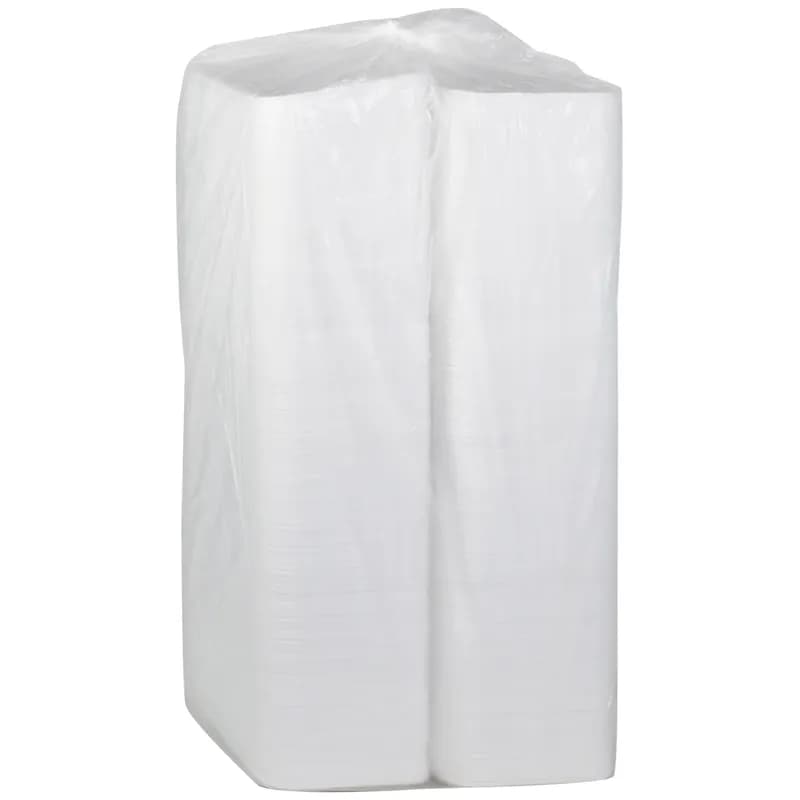 20 Supermarket Tray 8.7X6.2X0.65 IN Polystyrene Foam White Rectangle 500/Case