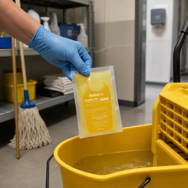 MopPacLite® Floor Cleaner 4 GAL All Purpose Concentrate 108/Box