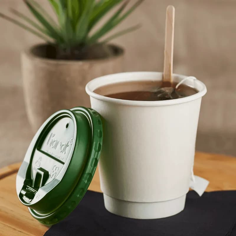 Karat® Hot Cup Insulated 10 OZ Paper White 90MM 500/Case
