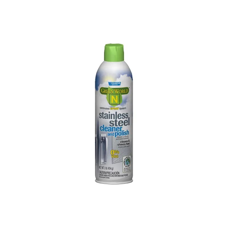 Champion Sprayon® Green World N® Stainless Steel Cleaner & Polish 14 OZ Aerosol 12/Case