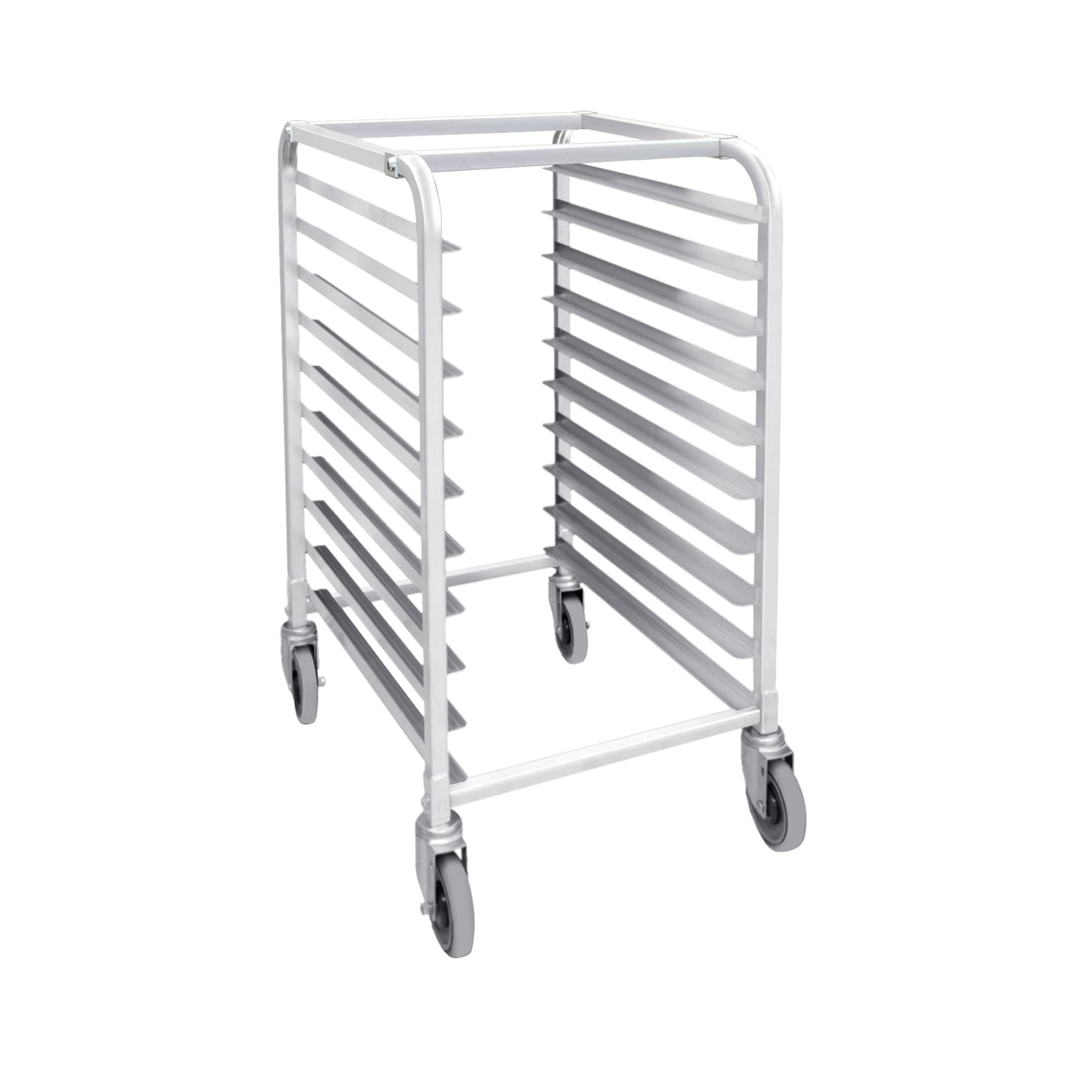 Pan Rack 20.25X26X38.5 IN Aluminum 10-Tier With 4 Casters ( 2 Locking & 2 Regular) 1/Each