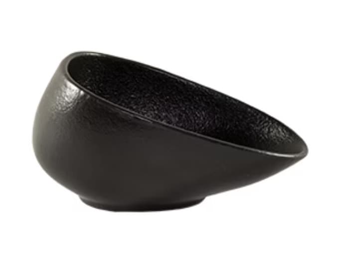 Orbit Collection Cave Bowl 5.75 IN Porcelain Black 36/Case
