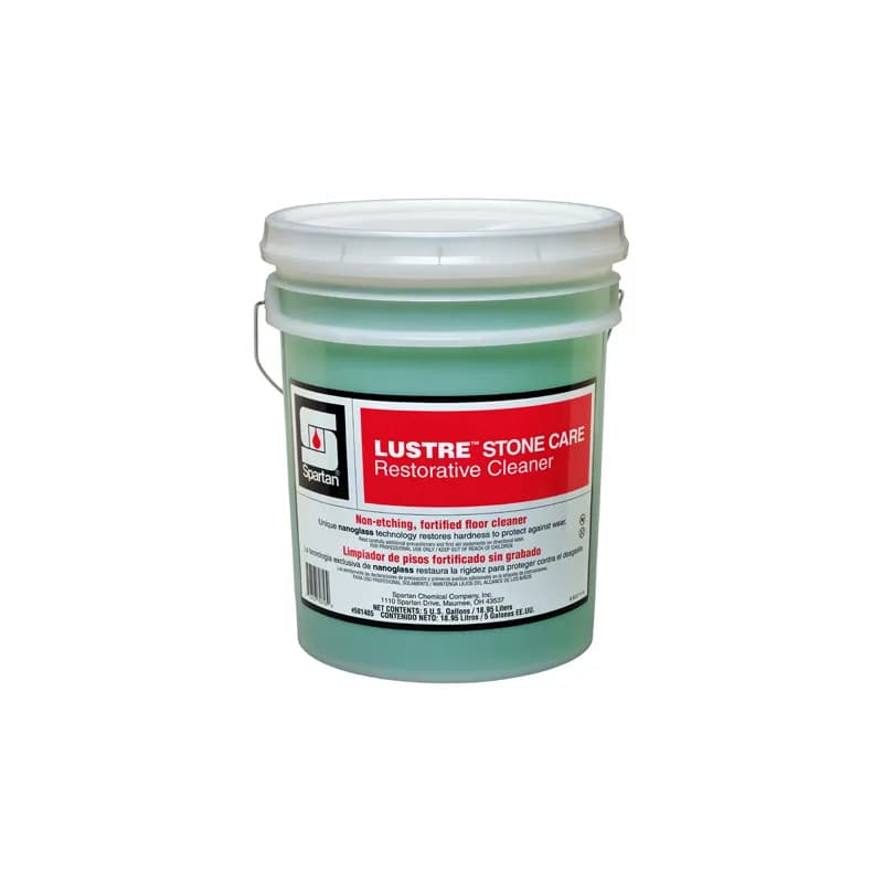 Lustre Stone Care Restorative Cleaner Lemon & Sage Floor Restorer 5 GAL Alkaline Concentrate 1/Pail