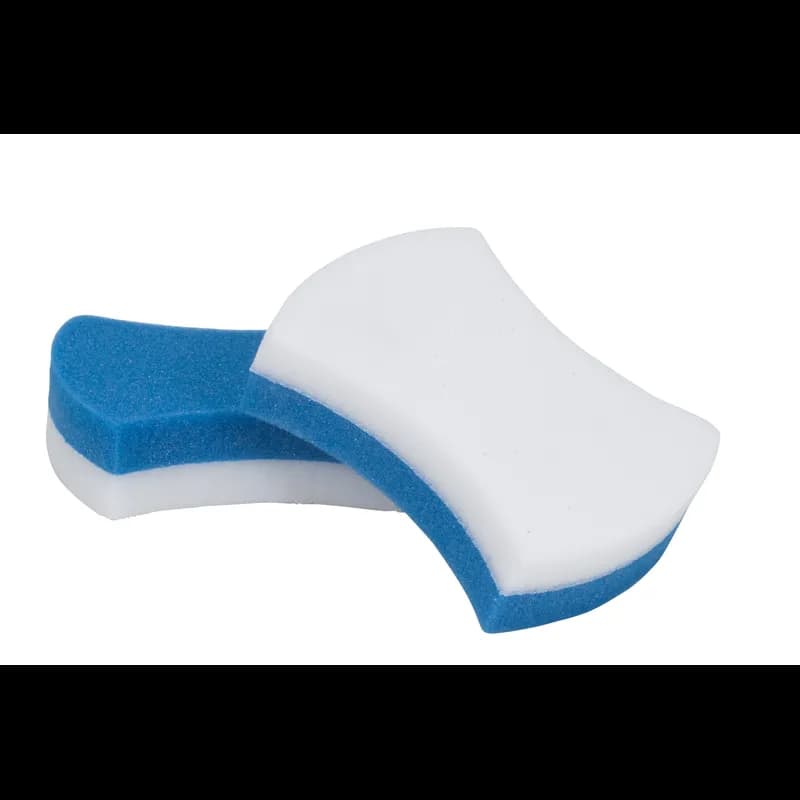Scotch-Brite™ 4004BP Manufacturing Stripping Pad 4.5X2.8 IN Polymeric Foam White Blue Bow 60/Case