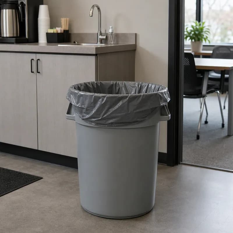 SKILCRAFT® Can Liner 42.5X48 IN Gray Medium Duty Coreless 100/Case