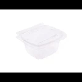 Deli Container Hinged With Flat Lid 16 OZ APET Rectangle Tamper-Evident 400/Case