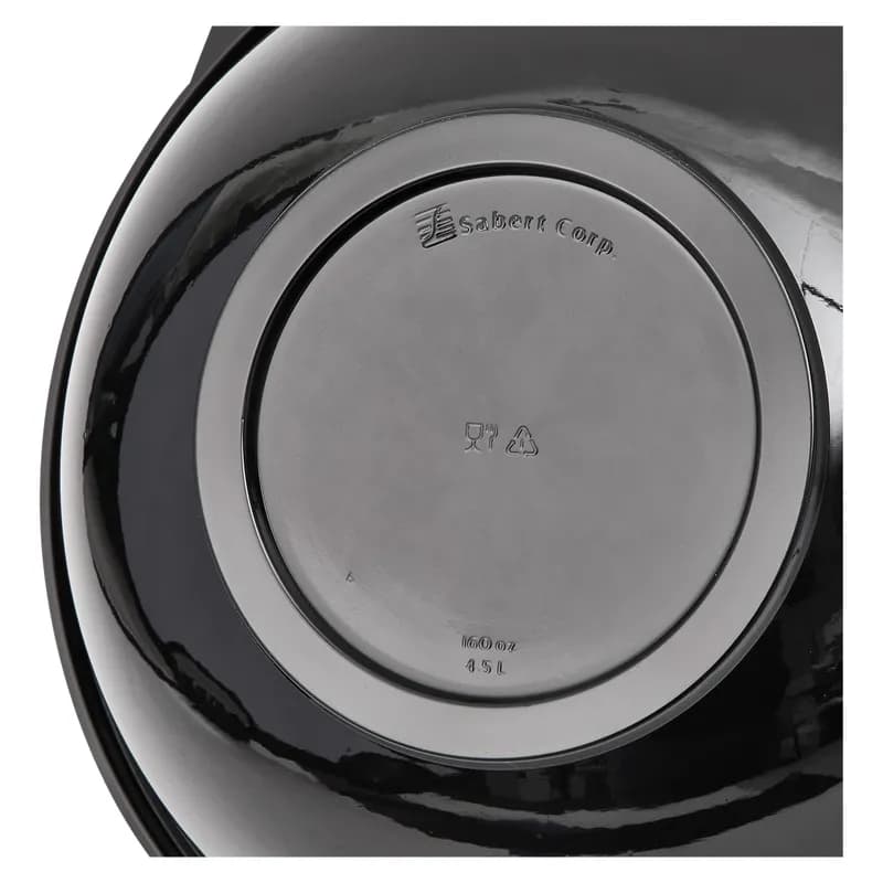 Victoria Bay Bowl 160 OZ PET Black Round Freezer Safe 50/Case