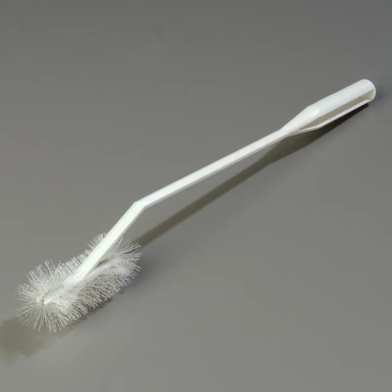 Carlisle Foodservice Products® Bottle Brush 16.5 IN PP Nylon White Small Neck With Soft Nylon Bristles 1/Each