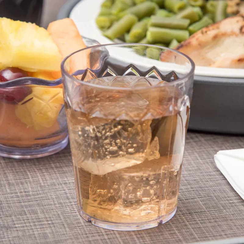 Dinex® Fenwick Tumbler 3.25X3X2.5 IN 6.7 FLOZ SAN Clear Graduated 72/Case