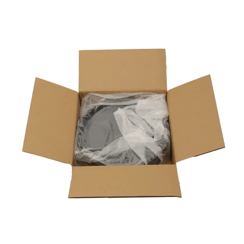 Platter Pleasers Serving Tray 16 IN PET Black Round 25/Case