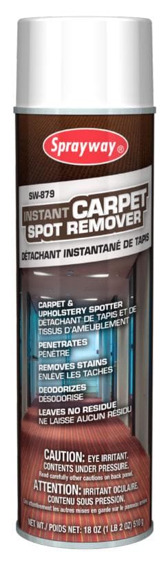 Sprayway® Mild Scent Carpet Spot Cleaner Carpet Deodorizer 20 OZ Aerosol 12/Case