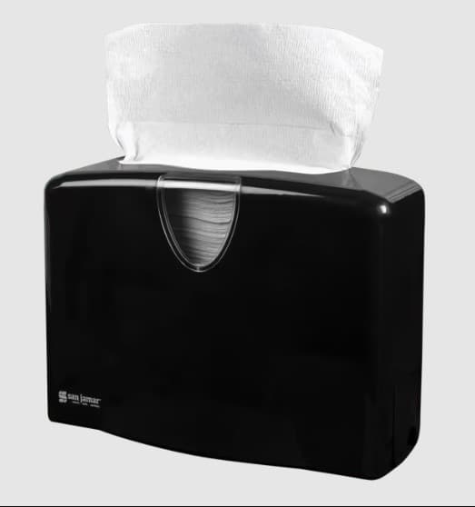 San Jamar Paper Towel Dispenser Countertop Black 1/Each