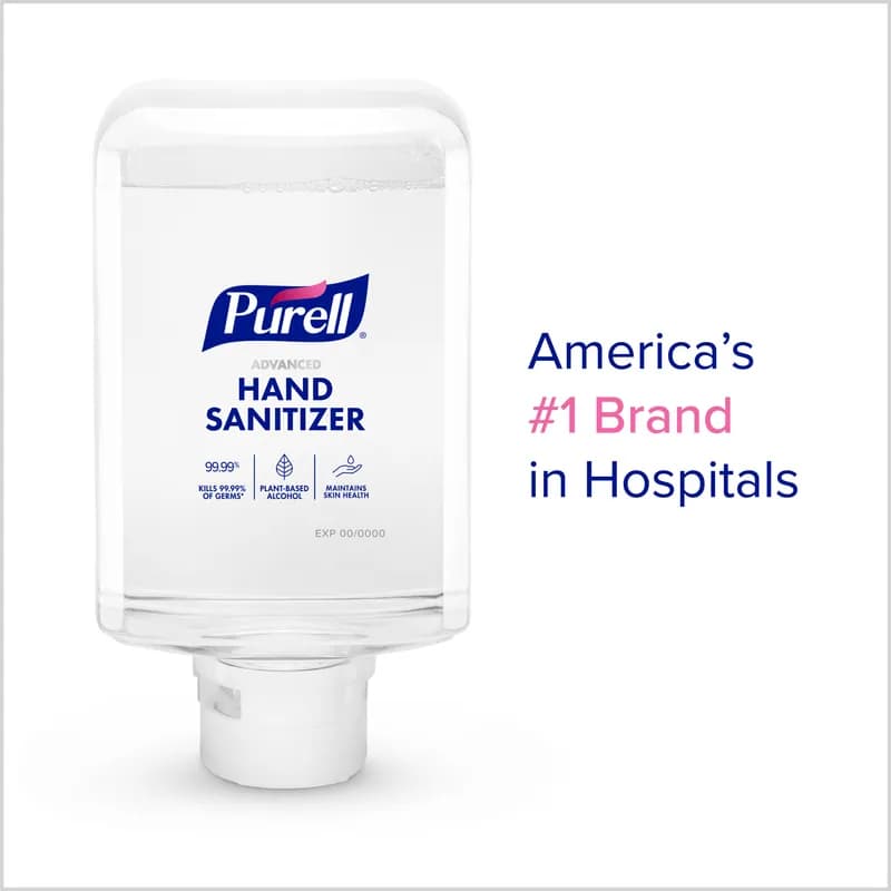 Purell® Advanced Hand Sanitizer Foam 1200 mL 4.33X3.36X8.64 IN Clean Scent For ES10 2/Case