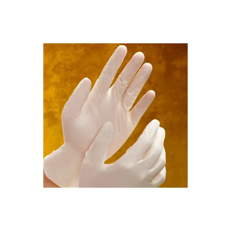 Safety Zone® Exam Gloves Medium (MED) Beige 4MIL Vinyl Powder-Free Provides Tactile-Sensitivity 100 Ct/Box 10 Box/Case