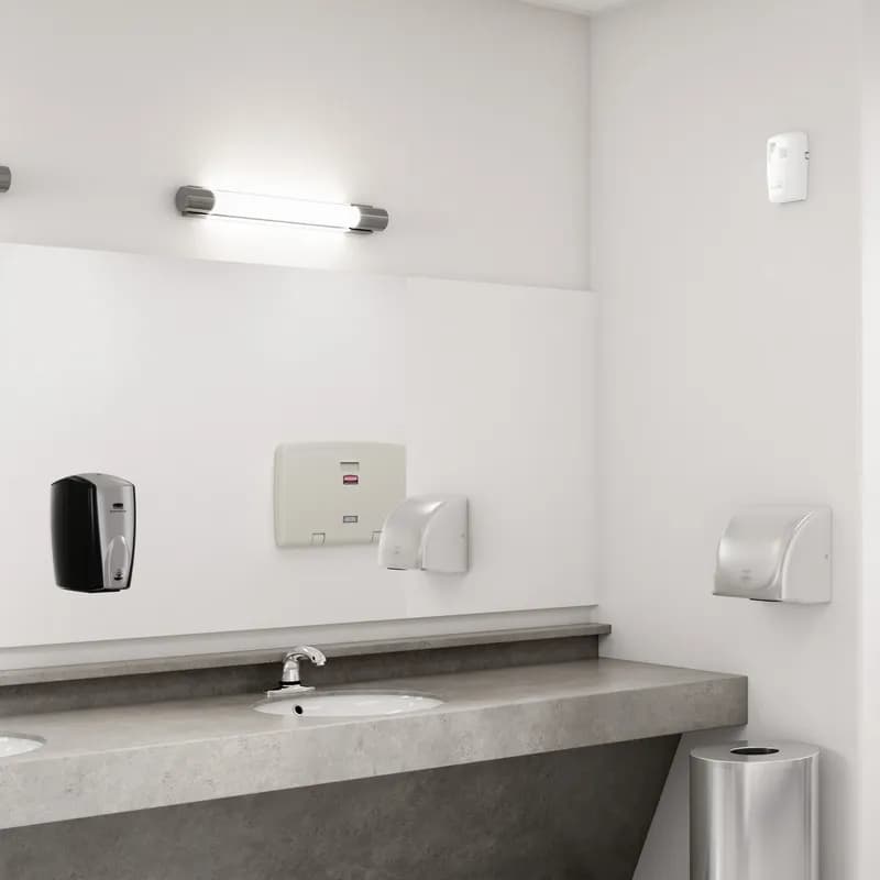 AutoFaucet® Milano Sink Faucet 6.50X2.13X3.75 IN Chrome Metal Touchless Center Set Kit 4 With 4IN Spout 1/Each