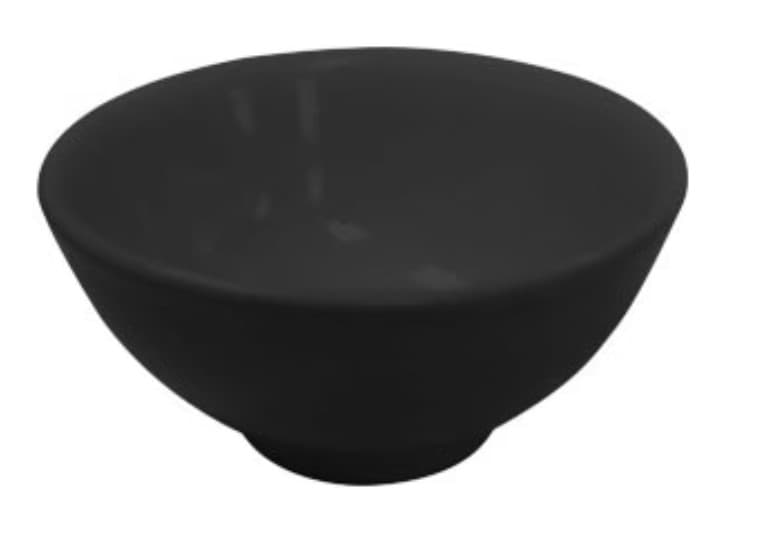 Elements Collection Rice Bowl 10 OZ Matte Black 36/Case
