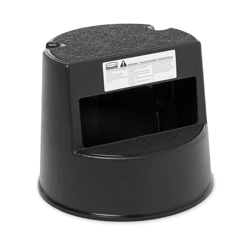 Step Stool 16X16X13.5 IN 350 LB Black Resin 1/Each