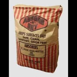Absorb-N-Dry Absorbent 50 LB Calcium Aluminosilicate Clay Granules High Absorbency 1/Each