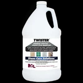 TWISTER Mild Scent Tile & Grout Cleaner Mineral Deposit Remover 6X6X12 IN 1 GAL Acidic Concentrate 4/Case