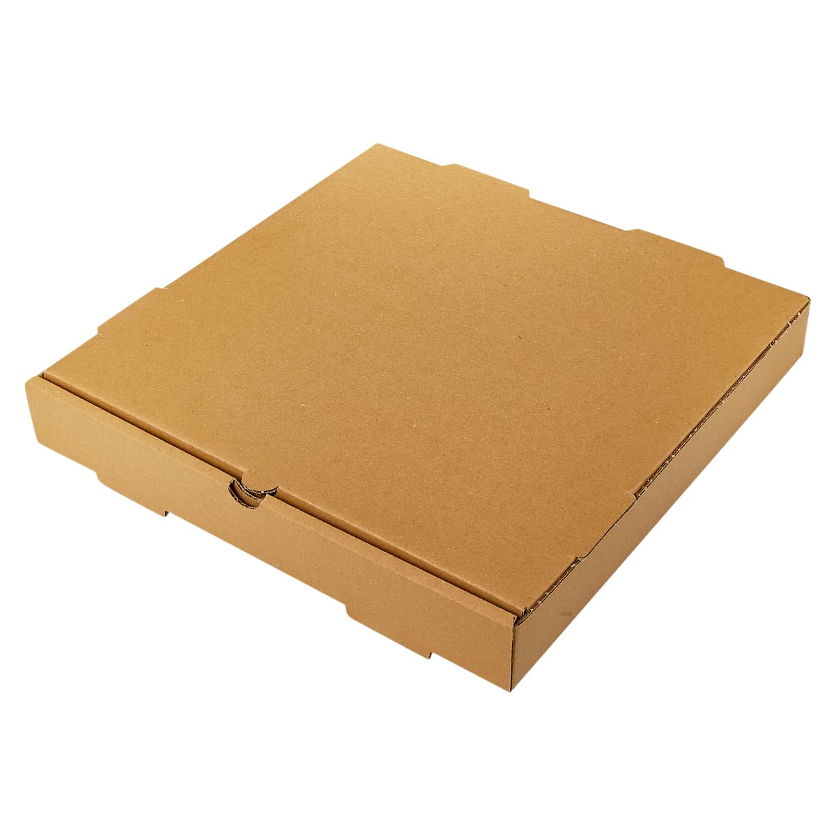 Victoria Bay Pizza Box 14X14X2 IN Corrugated Cardboard Kraft Plain Square B-Flute 50/Bundle