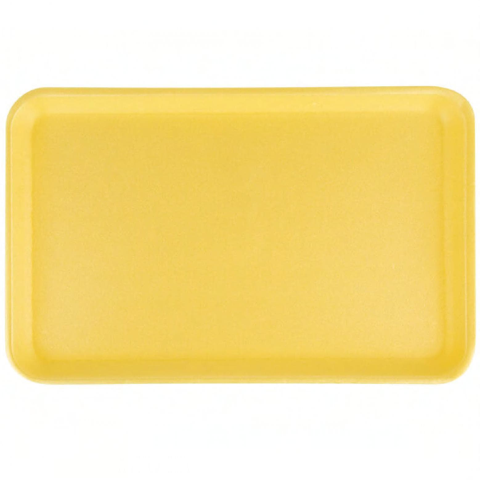 4S Meat Tray Foam Yellow 500/Case