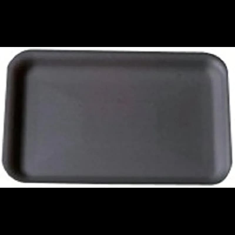 2S Meat Tray Foam Black 500/Case
