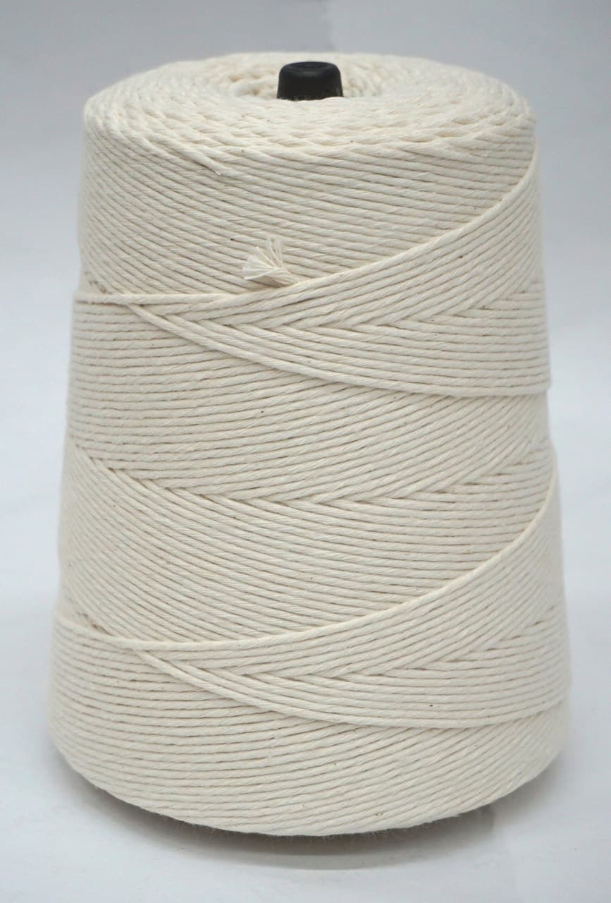 Twine 3060 FT 2 LB Cotton 12PLY Cone 1/Each