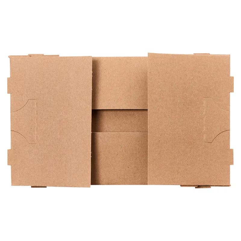 Victoria Bay Take-Out Box Carry Tray 10.125X5.875X2.5 IN Paperboard Kraft Rectangle 400/Case