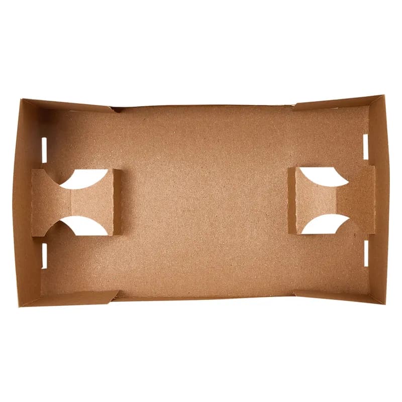 Victoria Bay Take-Out Box Carry Tray 10.125X5.875X2.5 IN Paperboard Kraft Rectangle 400/Case
