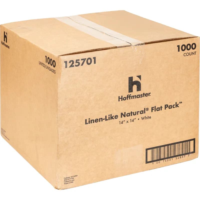 Dinner Napkins 14.5X14.5 IN Linen Paper Flat 1000/Case