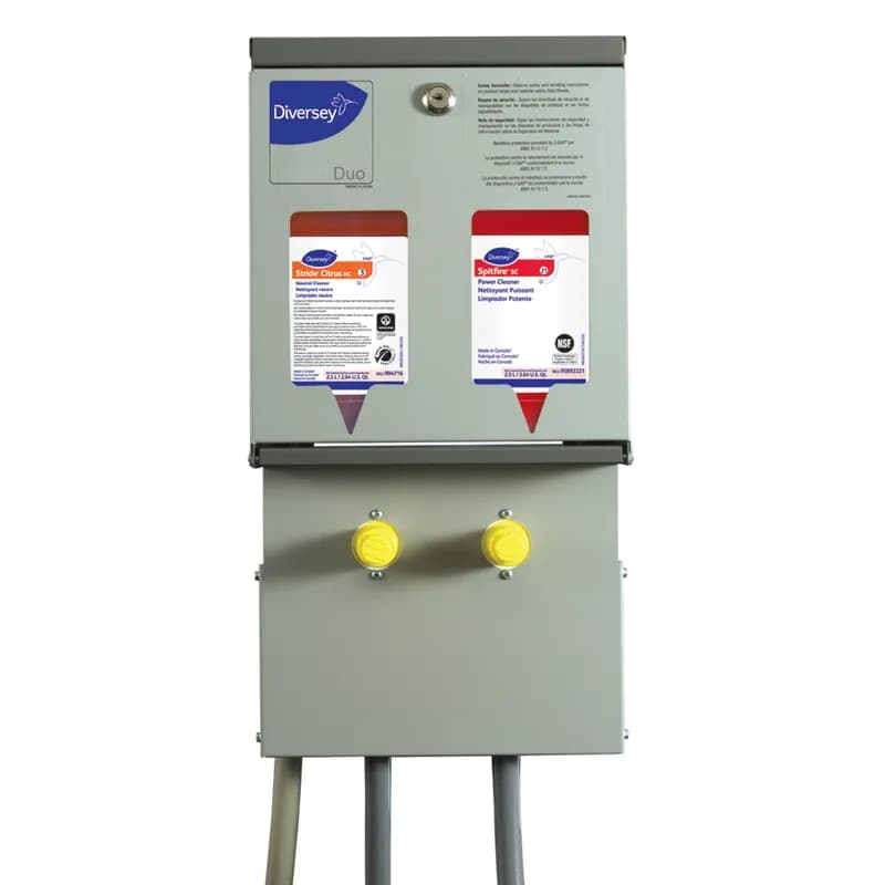 J-Fill® Duo Chemical Management System 2 Product Plastic Beige Wall Mount, Locking 1/Each