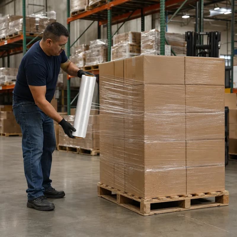 Stretch Wrap 19.7IN X9000FT 51 Gauge 40 Rolls/Pallet