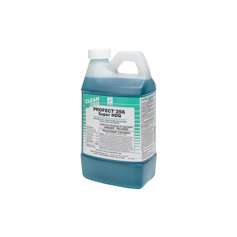 Profect® 256 Super HDQ Clean Fresh Disinfectant Cleaner 2 L Neutral Liquid One Step 4/Case