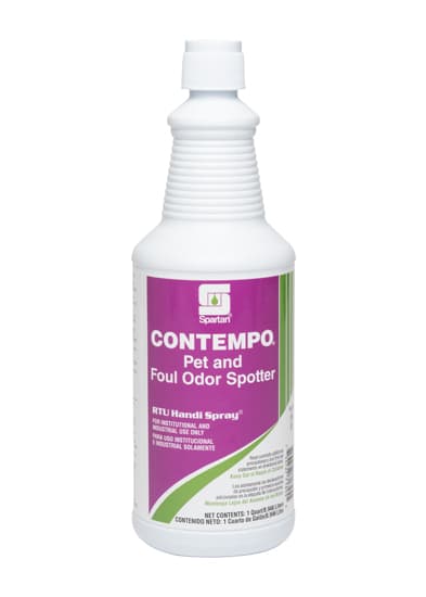 Contempo® Pet and Foul Odor Spotter Pleasant Scent Carpet Spotter 32 FLOZ Pets Mold Odor Neutral RTU 12/Case