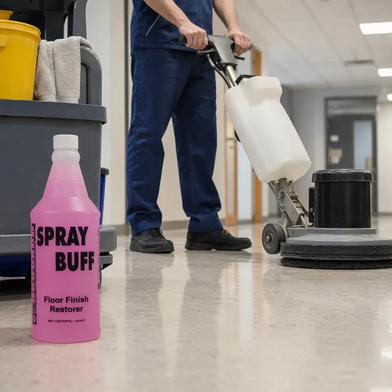 Spray Buff Floor Finish Restorer Cleaner 32 OZ RTU 12/Case