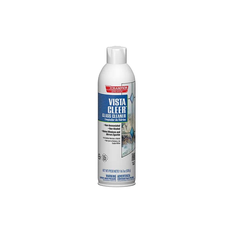 Champion Sprayon® Vista Cleer® Glass Cleaner 20 OZ Aerosol Foaming Liquid Non-Ammoniated 12/Case