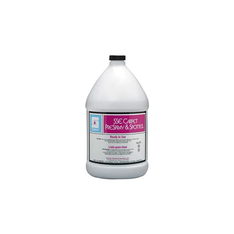 SSE Carpet Prespray & Spotter® Citrus Scent Carpet Prespray & Spotter 1 GAL Carpet Alkaline RTU Solvent-Based 4/Case