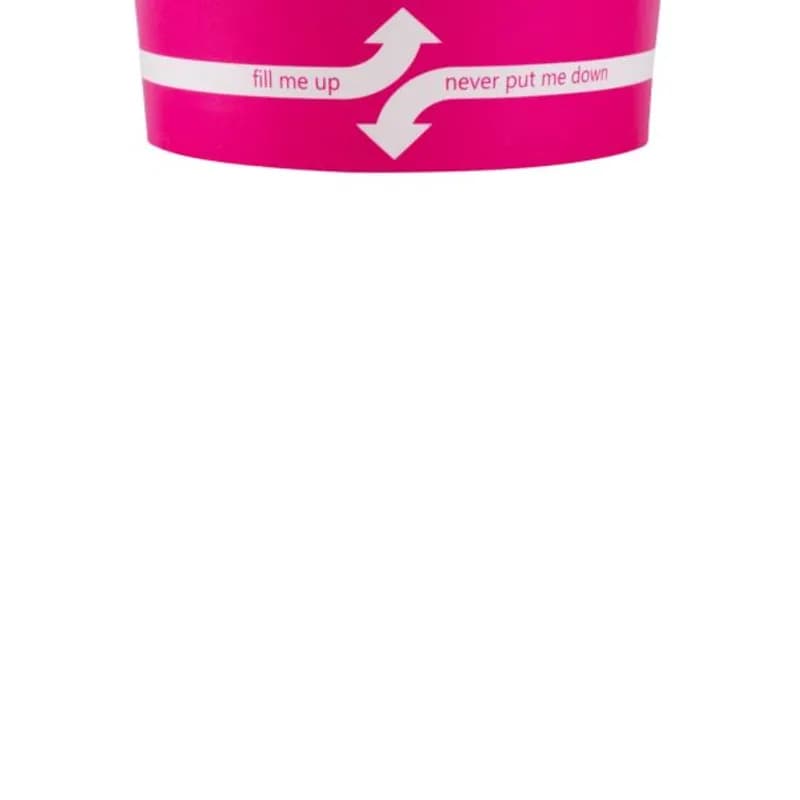 Karat® Food Container Base 4 OZ Double Wall Poly-Coated Paper Pink Round 1000/Case
