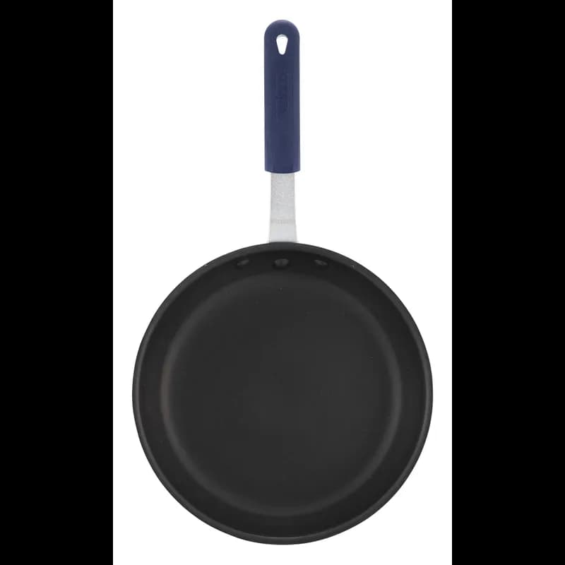 Fry Pan 8.62X1.875 IN Aluminum Red Light Weight Heat Resistant With Silicone Sleeve 1/Each