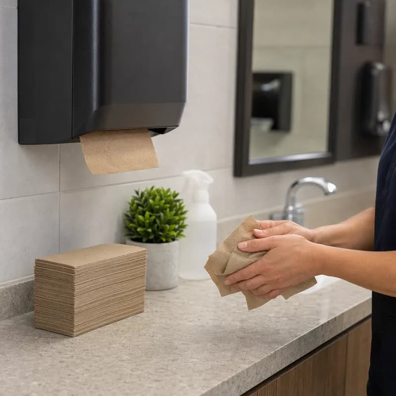 Folded Paper Towel 9.25X9.4 IN Natural 16/Case