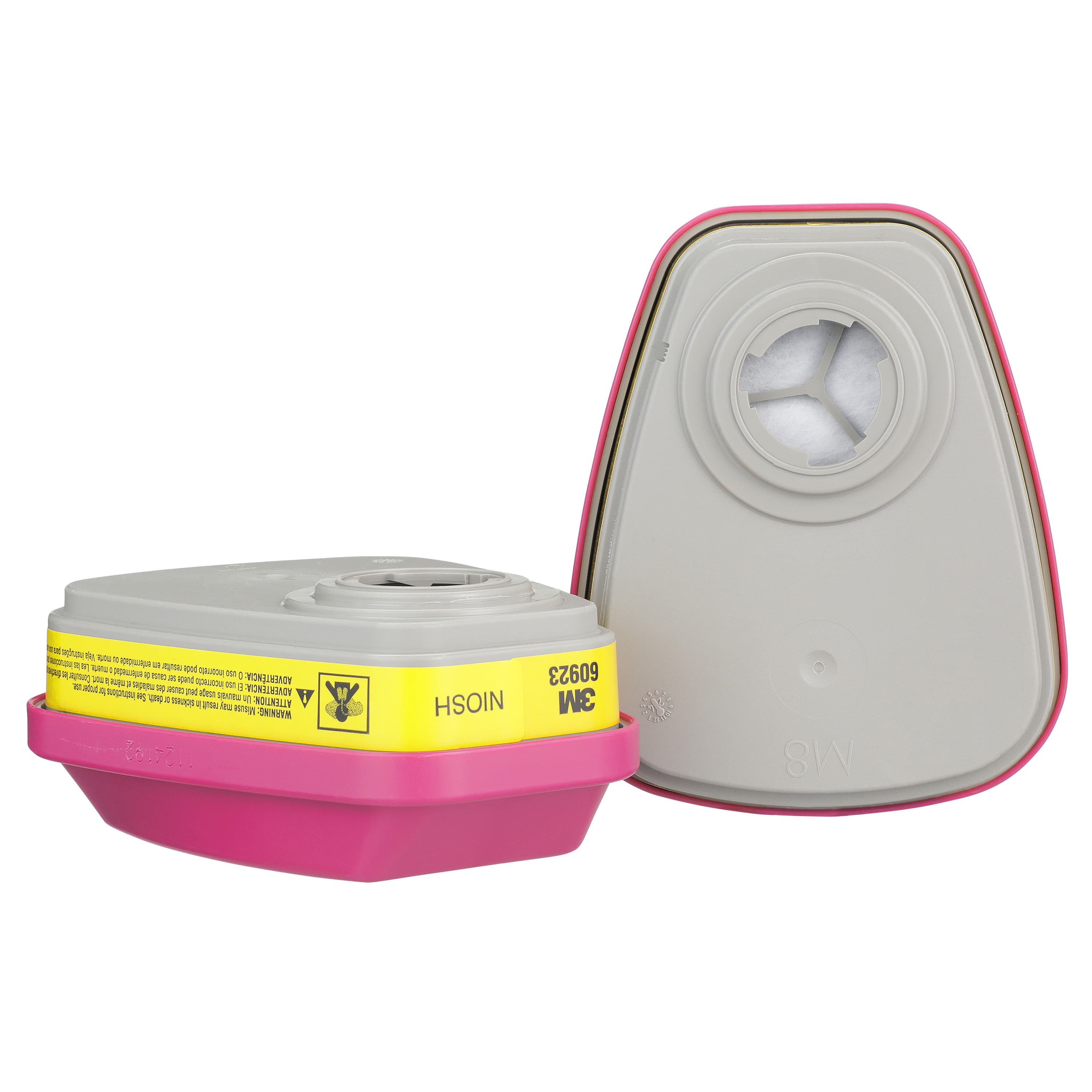 3M™ 60923 Vapor & Acid Gas Cartridge 4.2X3.4 IN 60/Case