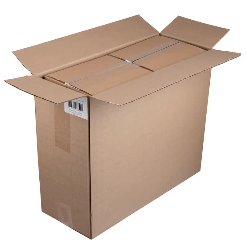 Popcorn Bag 3.5X2X8 IN Paper 1# White Plain 6000/Case