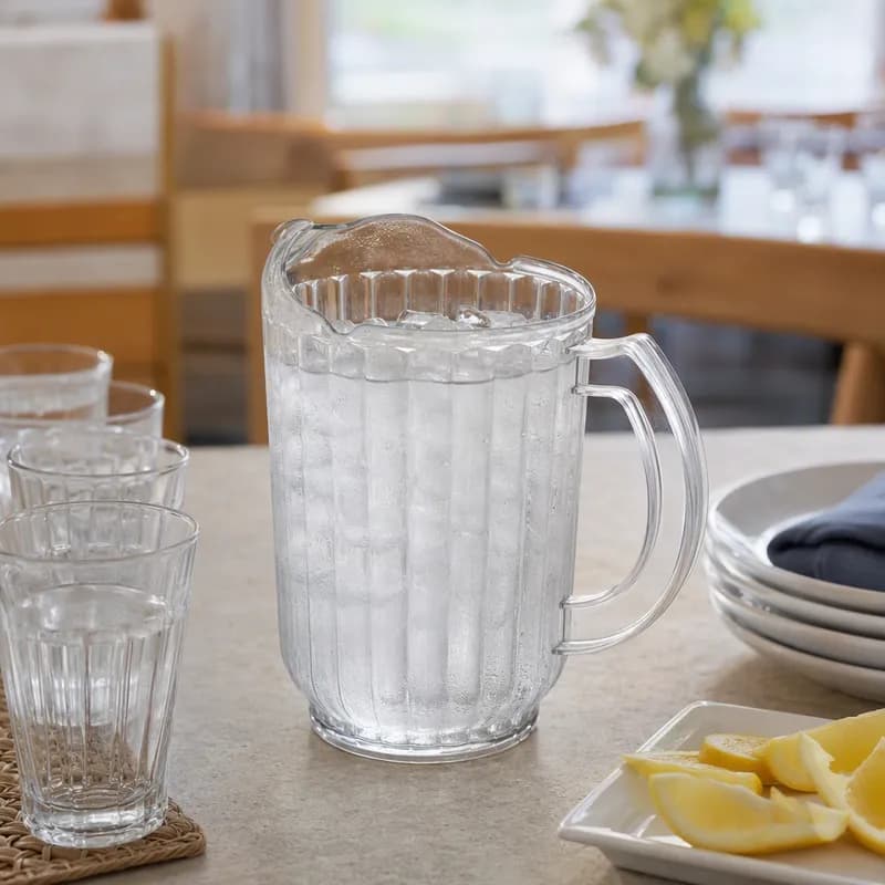 Camwear® Pitcher 60 OZ Clear Break Resistant 6 Count/Case