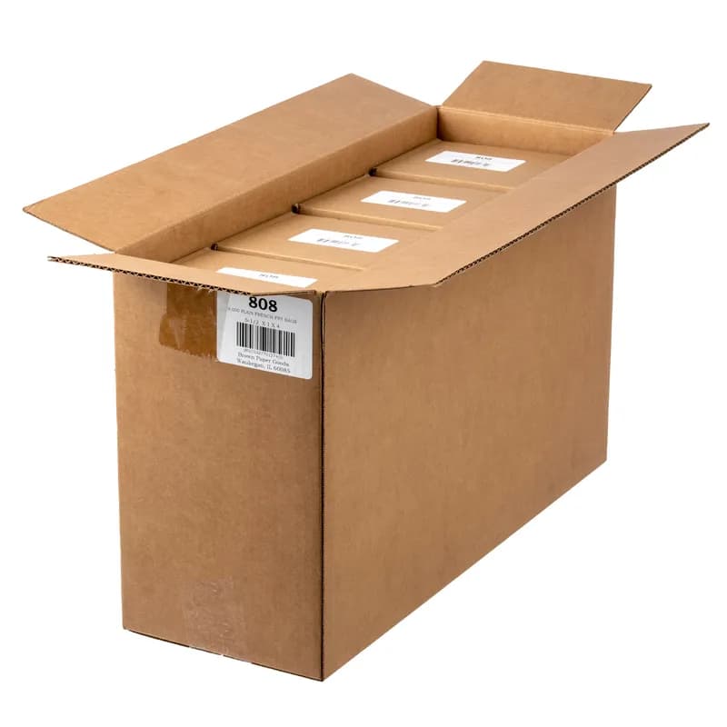 French Fry Bag 5.5X1X4 IN Paper White Plain 1000/Box